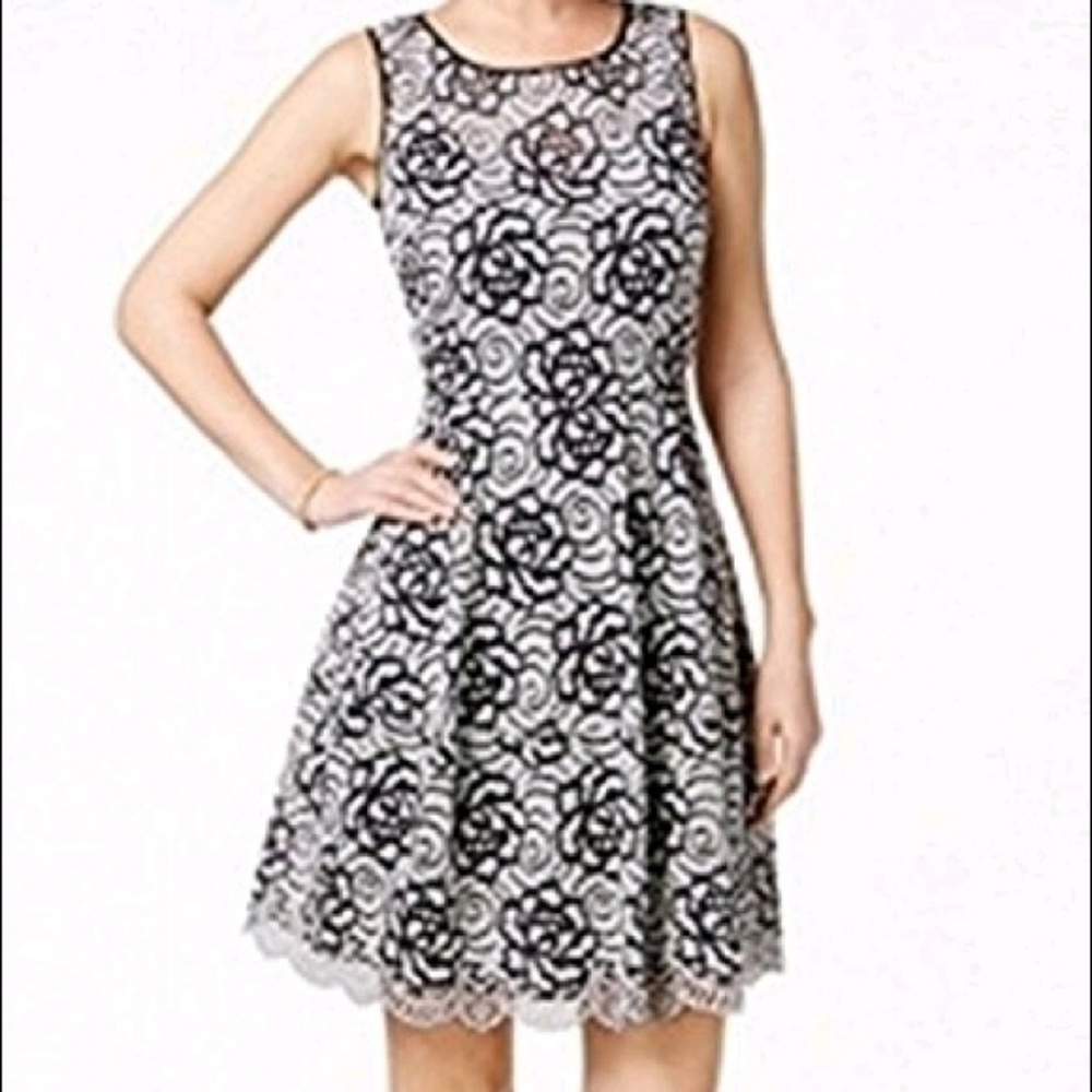 Tommy Hilfiger Women's Floral Lace Dress Size 4